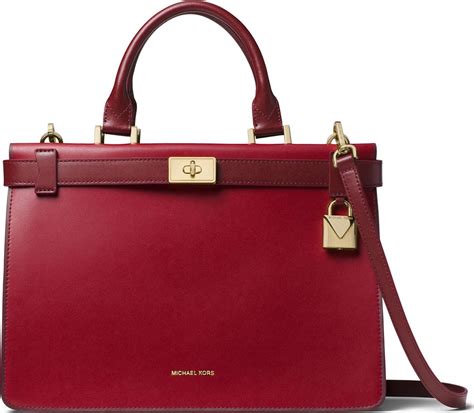 Michael Kors Tatiana Medium Leather Satchel 